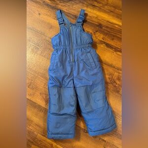 Kids Blue Insulated Snow Bibs Wippette kids 18 month